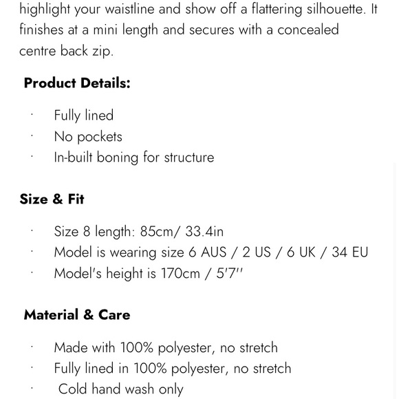 Le Chateu Mini Dress in Gingham - Picture 9 of 9